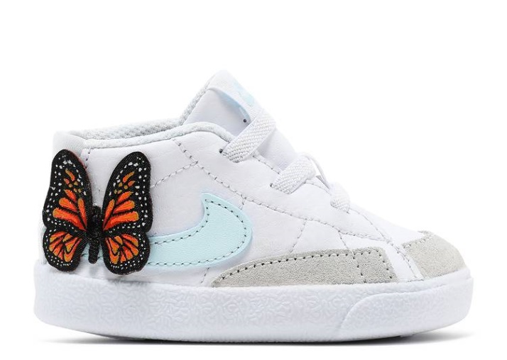 Nike Blazer Mid Se Cb - Blanco Naranja Mariposa