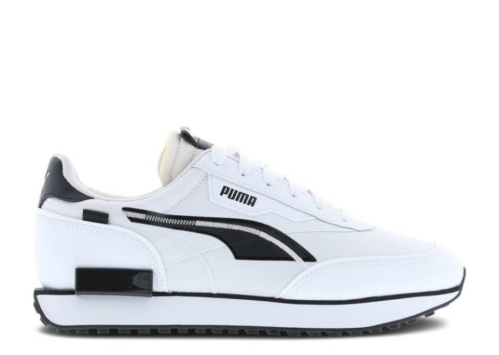 Puma Future Rider Niño Grande - Blanco Negro
