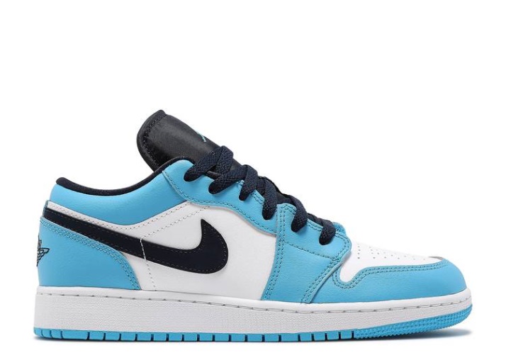 Air Jordan 1 Bajo Gs - Unc