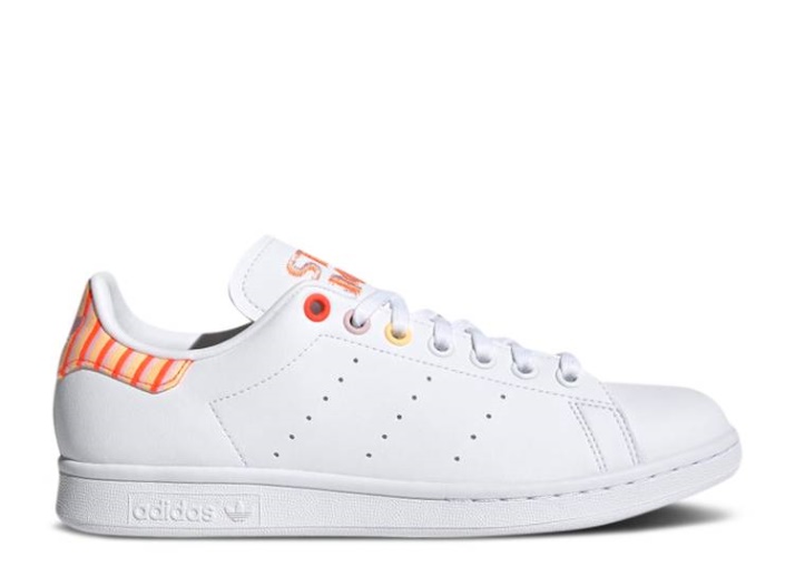 Adidas Mujer Stan Smith - Blanco Rosa Rojo Solar