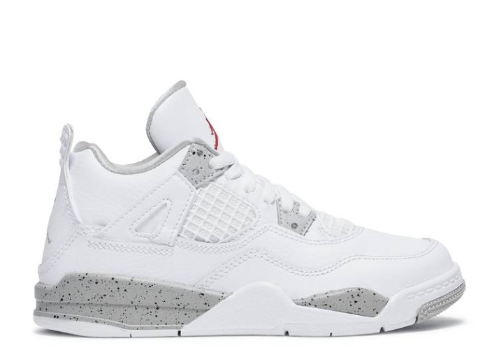 Air Jordan 4 Retro Ps - Blanco Oreo