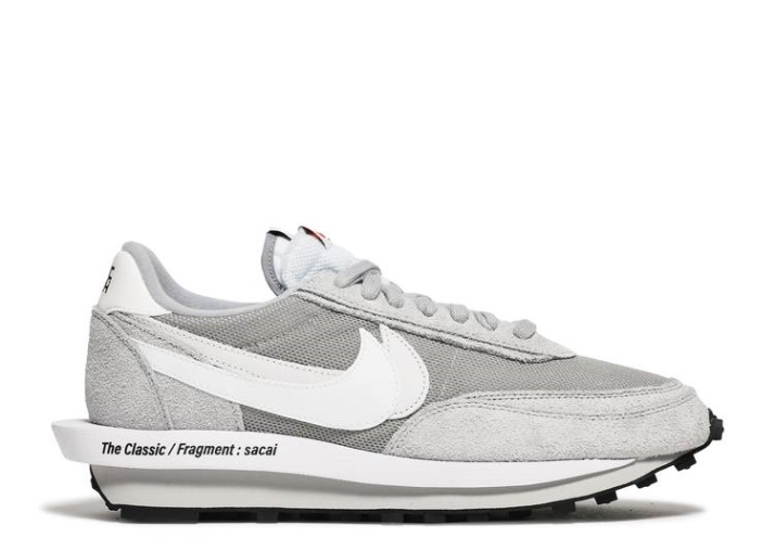 Nike Fragment Design X Sacai X Ldv Waffle - Gris Humo Claro