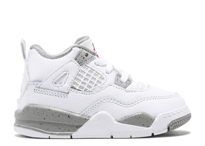 Air Jordan 4 Retro Td - Blanco Oreo