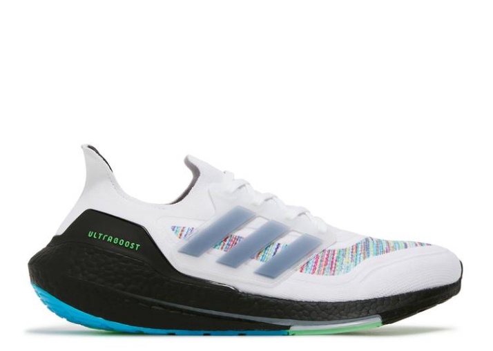 Adidas Ultraboost 21 - Blanco Gritando Verde