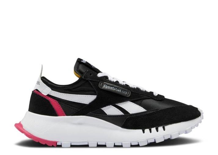 Reebok Wmns Classic Leather Legacy - Negro Persecución Rosa