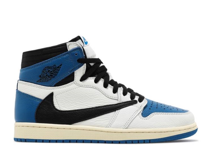 Fragmento De Diseño X Travis Scott X Air Jordan 1 Retro Alto