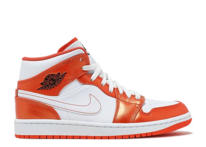 Air Jordan 1 Mid Se - Electro Naranja
