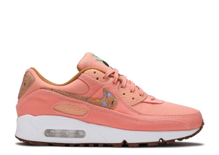 Nike Wmns Air Max 90 Se - Cork Albaricoque/blanco/trigo