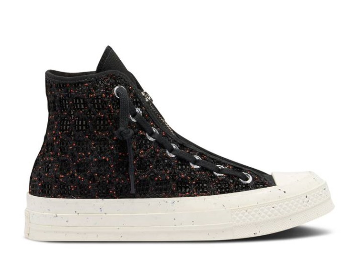 Converse Wmns Chuck 70 Alto - Croché Negro Moteado