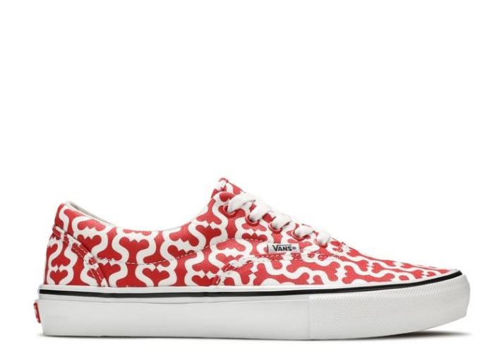 Vans Supreme X Era - Monogram S Rojo/blanco