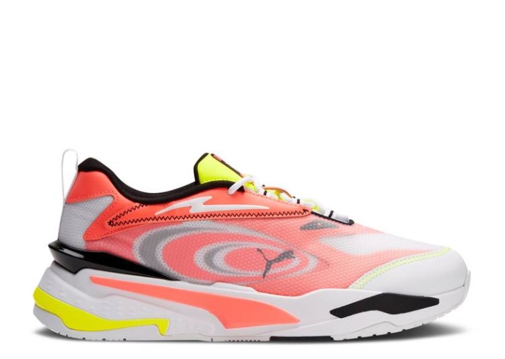 Puma Rs-fast - Paraíso Blanco/encender Rosa/amarillo
