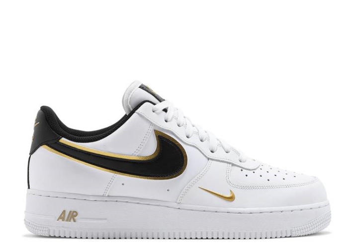 Nike Air Force 1 '07 Lv8 - Blanco Dorado Metalizado