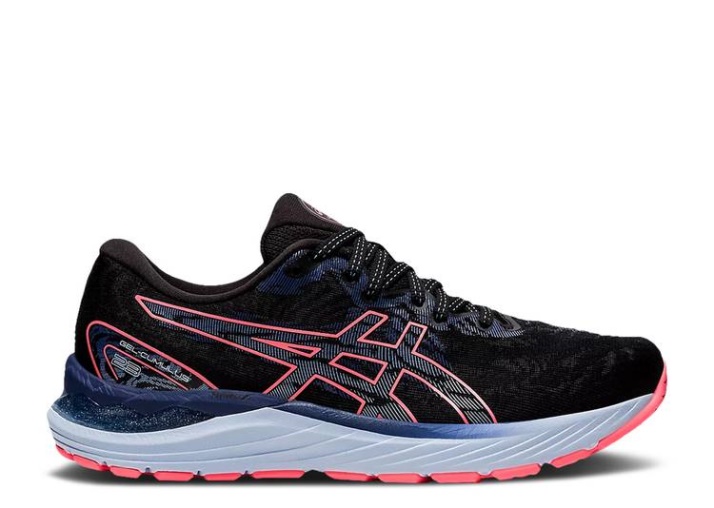 Asics Mujer Gel Cumulus 23 - Negro Blazing Coral