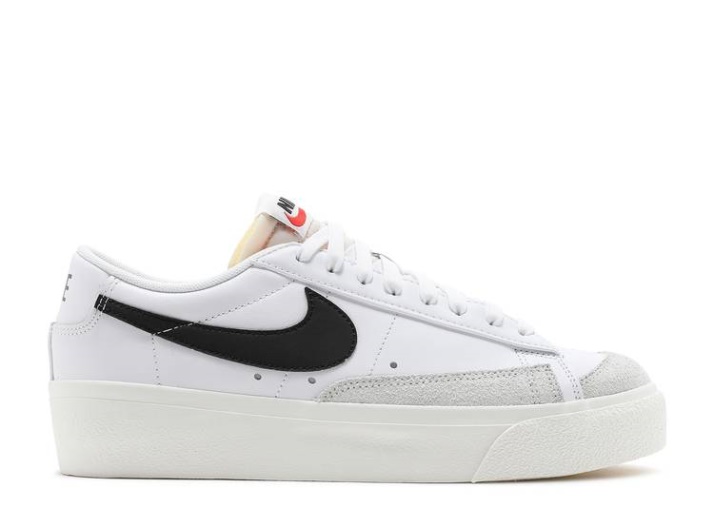 Nike Wmns Blazer Low Plataforma - Blanco Negro