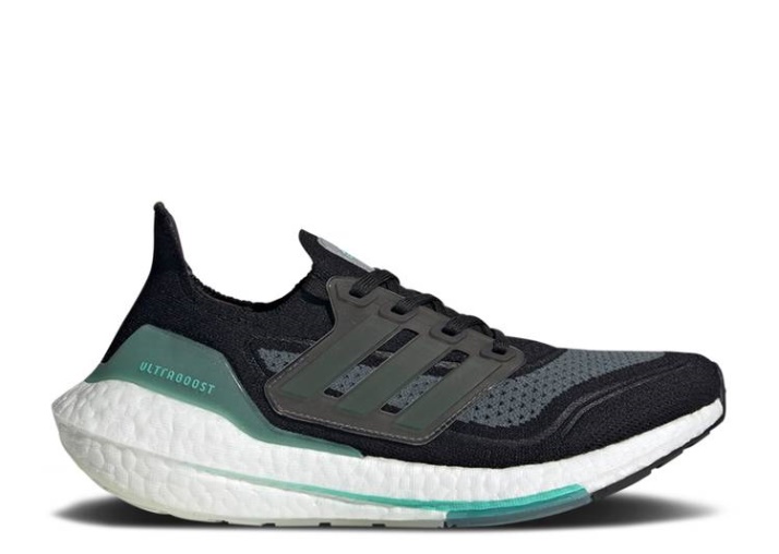 Adidas Mujer Ultraboost 21 - Negro Menta ácida