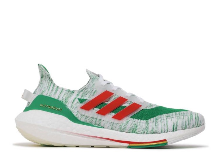 Adidas Ultraboost 21 - Blanco Verde