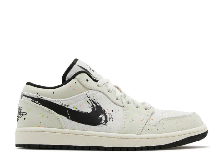 Air Jordan 1 Bajo - Pincelada Swoosh