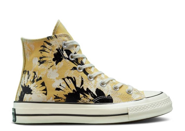 Converse Wmns Chuck 70 Alto - Híbrido Floral Saturno Oro/negro/egret