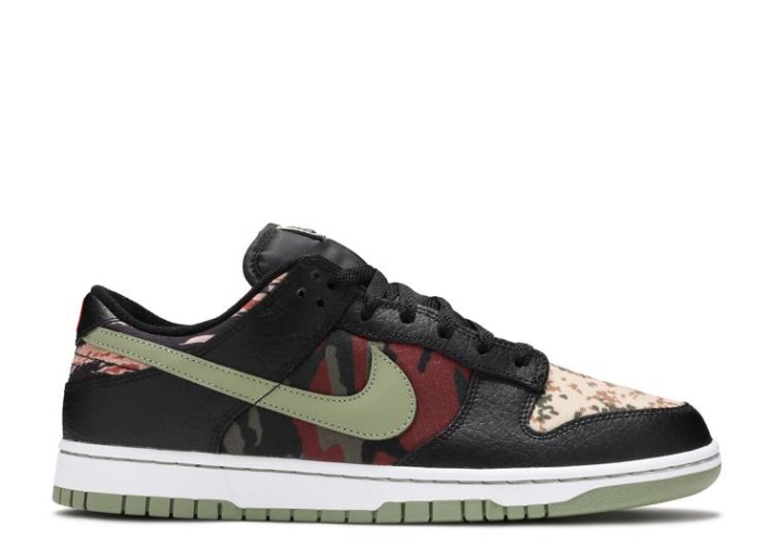 Nike Dunk Low Se - Negro Multi-camo
