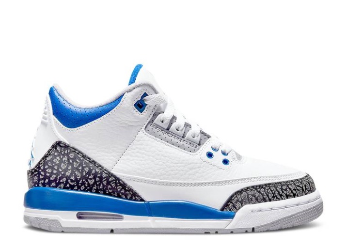 Air Jordan 3 Retro Ps - Azul Corredor