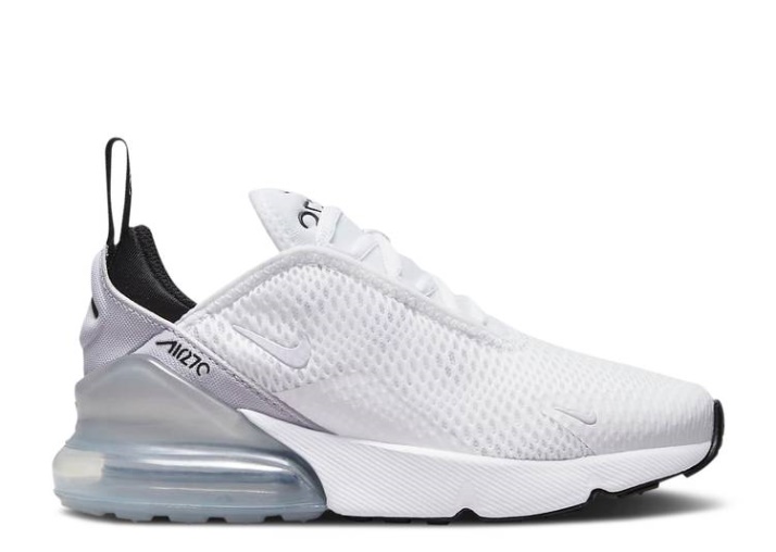 Nike Air Max 270 Ps - Blanco Metalizado Plata