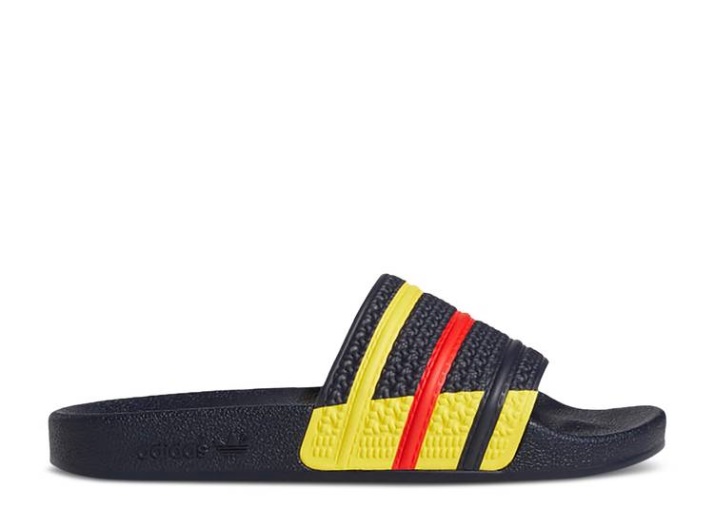 Adidas Adilette Slide - Leyenda Tinta Rojo Amarillo