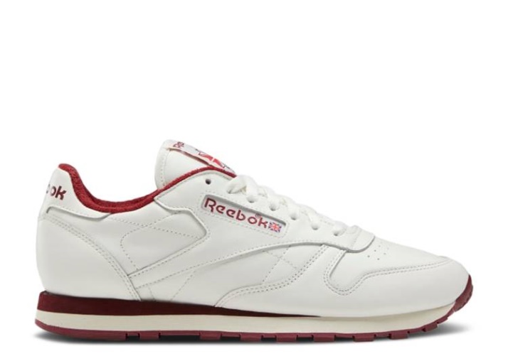 Reebok Classic Cuero - Chalk Classic Burdeos