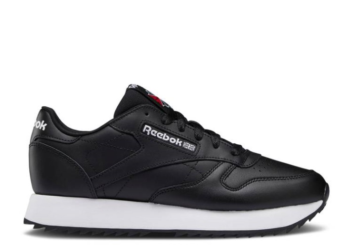 Reebok Wmns Classic Leather Ripple - Negro Blanco