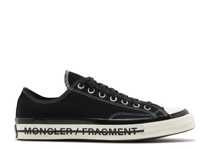 Converse Fragment Design X Moncler X Chuck 70 Bajo Negro/egret