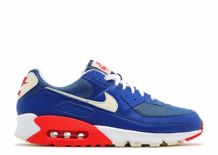 Nike Air Max 90 - Usa 2021 Carmesí/blanco/leche De Coco