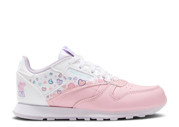 Reebok Peppa Pig X Classic Leather J - Burbujas Y Corazones