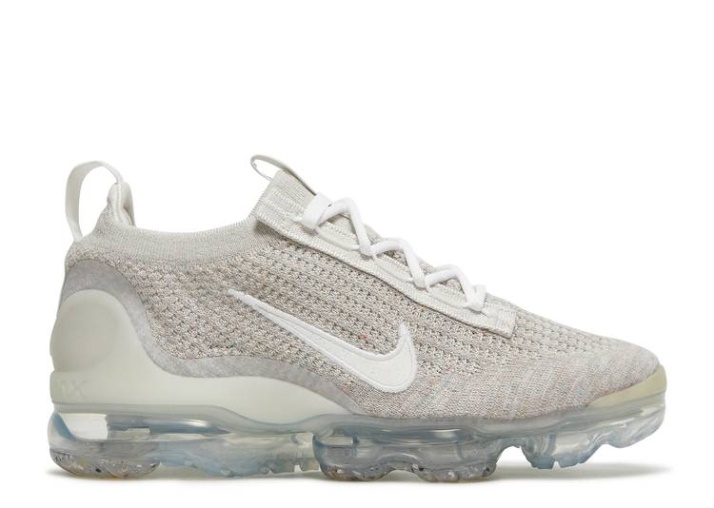 Nike Wmns Air Vapormax 2021 Flyknit Phantom/metal Plateado/blanco