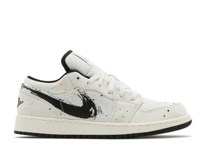 Air Jordan 1 Low Se Gs - Salpicaduras De Pintura