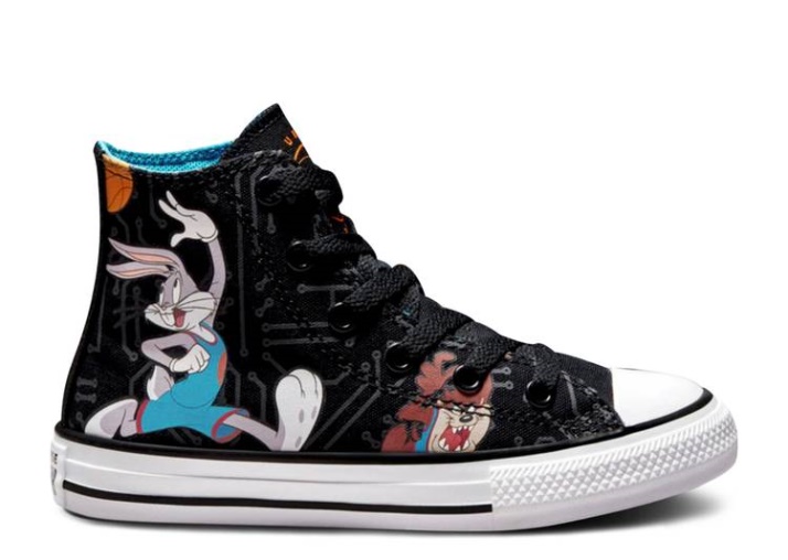 Converse Space Jam X Chuck Taylor All Star Alto Ps - Sintonizar Escuadrón