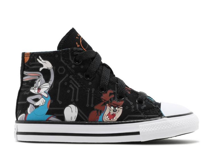 Converse Space Jam X Chuck Taylor All Star High Td - Tune Squad Negro/blanco/multi