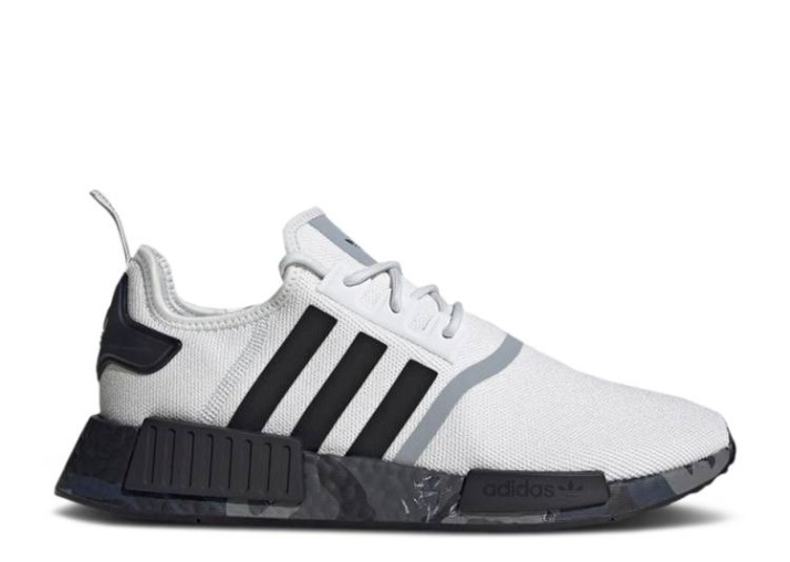 Adidas Nmd R1 Primeblue - Blanco Negro