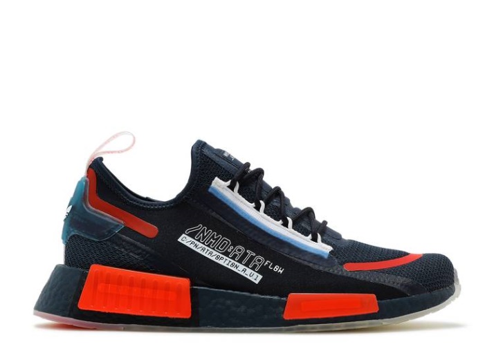 Adidas Nmd R1 Spectoo - Crew Azul Marino Rojo Solar