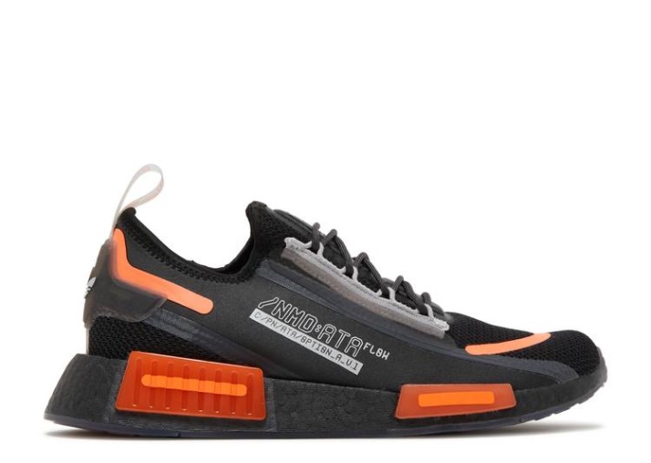 Adidas Nmd R1 Spectoo - Negro Equipo Solar Naranja