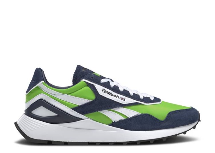 Reebok Classic Leather Legacy Az - Semi Solar Verde Vector Azul Marino
