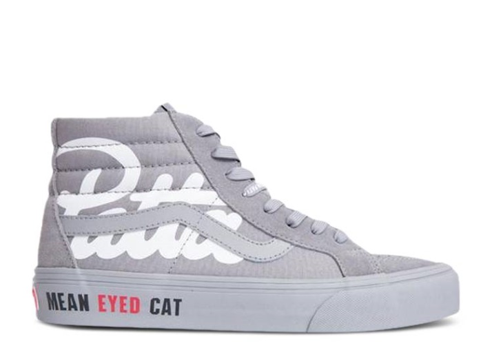 Vans Patta X Bóveda Sk8-hi Reedición Vlt Lx - Gato De Ojos Medios Gris Escarcha/negro
