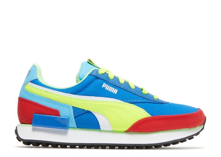 Puma Future Rider Wc - Royal Alto Riesgo Rojo Amarillo