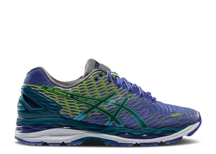 Asics Gel Nimbus 18 Lite-show - Azul Iris Verde Profundo