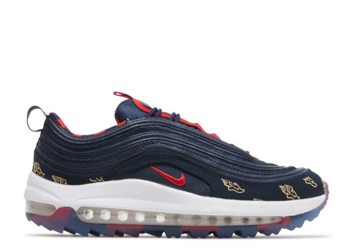 Nike Air Max 97 Golf Nrg - Wing It Obsidiana/blanco/dorado/rojo