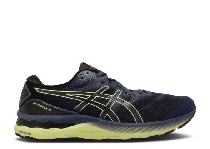 Asics Gel Nimbus 23 - Trueno Azul Brillo Amarillo