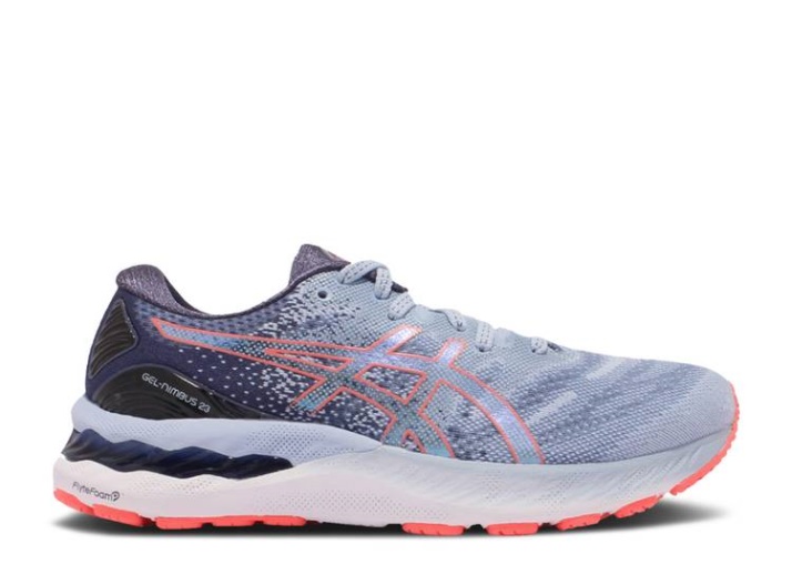 Asics Mujer Gel Nimbus 23 Wide - Mist Blazing Coral