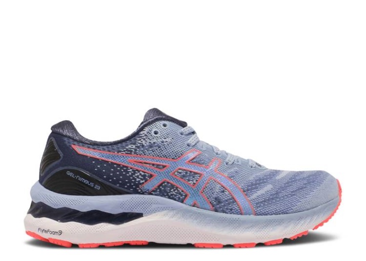 Asics Gel Nimbus 23 Mujer - Mist Blazing Coral