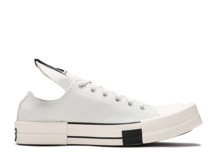 Converse Rick Owens X Turbodrk Chuck 70 Bajo - Lirio Blanco