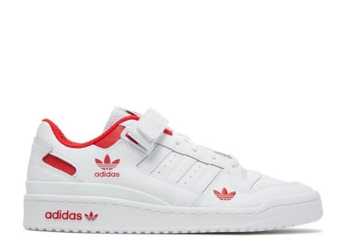 Adidas Forum Low - Nube Blanco Rojo