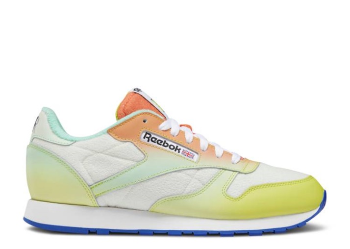 Reebok Daniel Moon X Classic Cuero - Acid Amarillo Cobalto Brillante