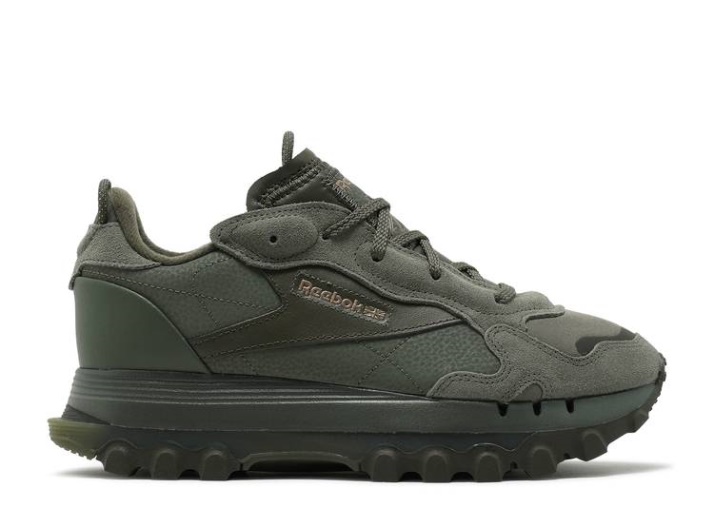 Reebok Cardi B X Wmns Cuero Clásico - Verde Cazador